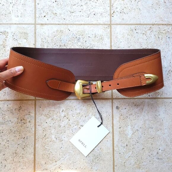 ?NWT? SPELL VISTA 100% LEATHER BELT main image 8